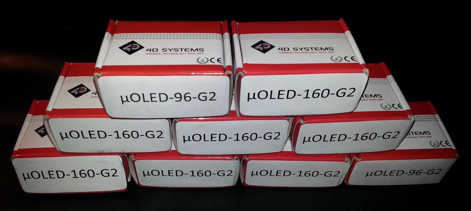 Bild Stapel Display Verpackungen